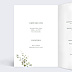 Menu Mariage Herbarium