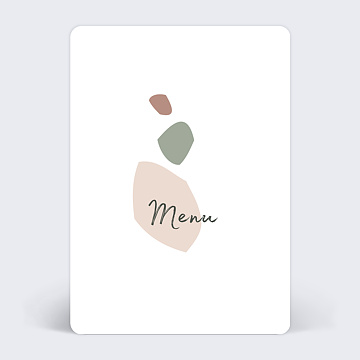 Menu Mariage Argile