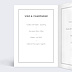 Menu Mariage Lettres Chic