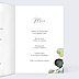 Menu Mariage Cadre Eucalyptus