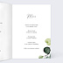 Menu Mariage Cadre Eucalyptus