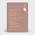 Menu Mariage Argile