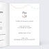 Menu mariage Mariage Illustré Intérieur Droit