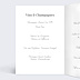 Menu Mariage Menu Fleurs des Champs
