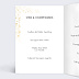 Menu Mariage Poudre Ocre