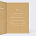 Menu Mariage Lauriers