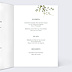 Menu Mariage Herbarium