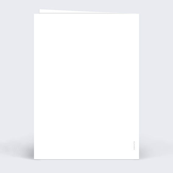 Menu mariage Deux prénoms Verso