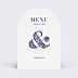 Menu Mariage Esperluette