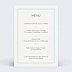 Menu Mariage Liseré