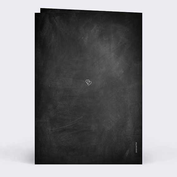 Menu mariage Ardoise Verso