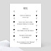 Menu mariage Coeur Bucolique Verso