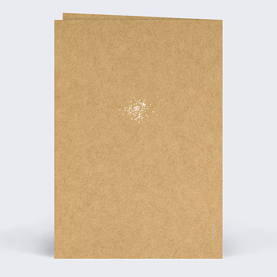 Menu Mariage Fleurs de Printemps