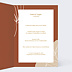 Menu mariage Boho Intérieur Droit