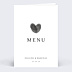 Menu Mariage Fait main