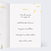 Menu Mariage Paillettes chic