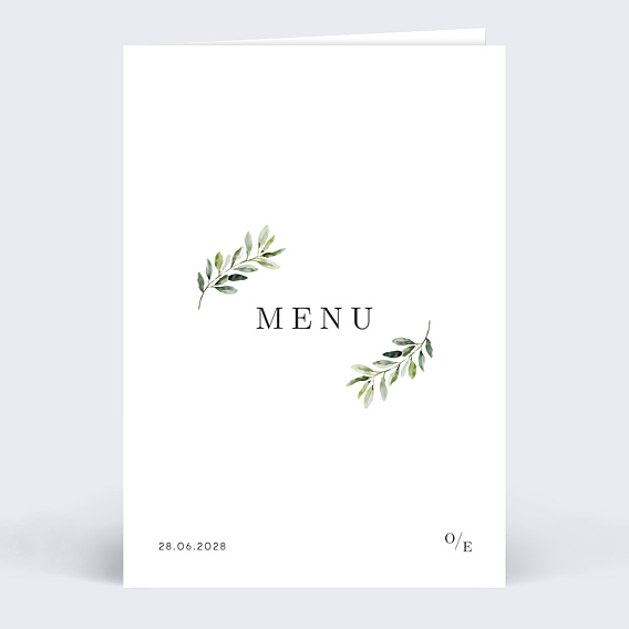 Menu mariage Végétal Classique