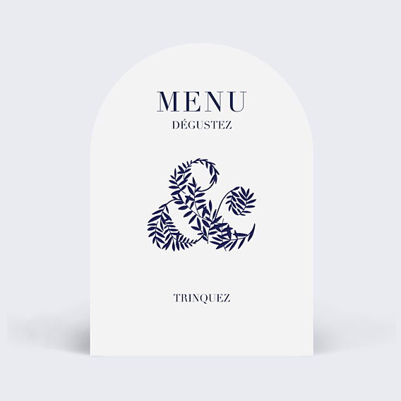Menu mariage Esperluette