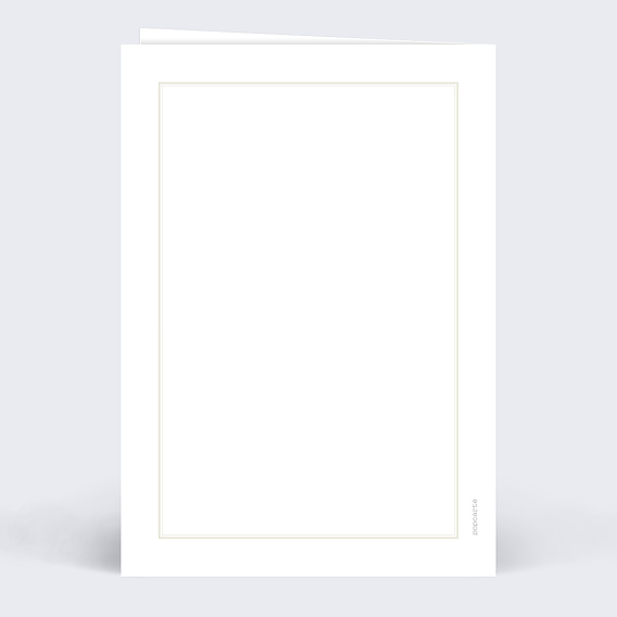 Menu Mariage Classique Cadre Multiphotos