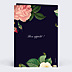 Menu Mariage Flowers