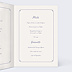 Menu Mariage Hirondelle d'Amour