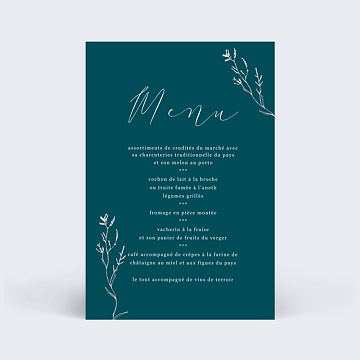 Menu Mariage Idylle