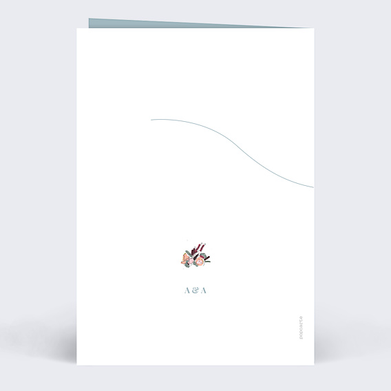 Menu Mariage Jolies Illustrations