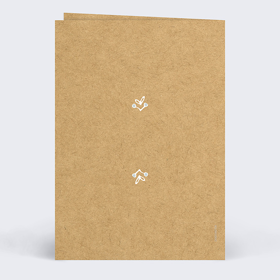 Menu mariage Timeline Dentelle Verso