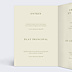 Menu Mariage Bloom floral