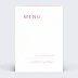 Menu Mariage Maison Lemoine X Popcarte - Ivory