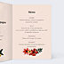 Menu Mariage Anémone