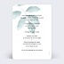 Menu Mariage Botanique