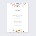 Menu Mariage Menu Jardin Sauvage