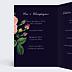 Menu Mariage Flowers