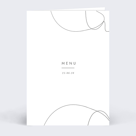 Menu mariage Affection