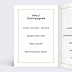 Menu Mariage Graphique