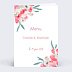 Menu mariage Bohème Chic
