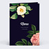 Menu mariage Flowers