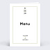 Menu mariage Graphique