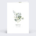 Menu mariage Herbarium