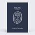 Menu mariage Passeport