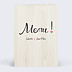 Menu mariage Photomaton