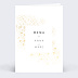 Menu mariage Poudre Ocre