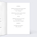 Menu Mariage Lettrines Botaniques