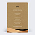 Menu Mariage Art Kraft