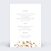 Menu mariage Jardin Sauvage Verso