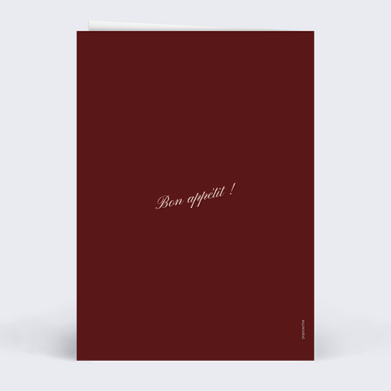 Menu Mariage Amour passionnel