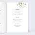 Menu Mariage Herbarium