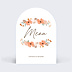Menu Mariage Flowers of fall