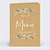 Menu Mariage Lauriers